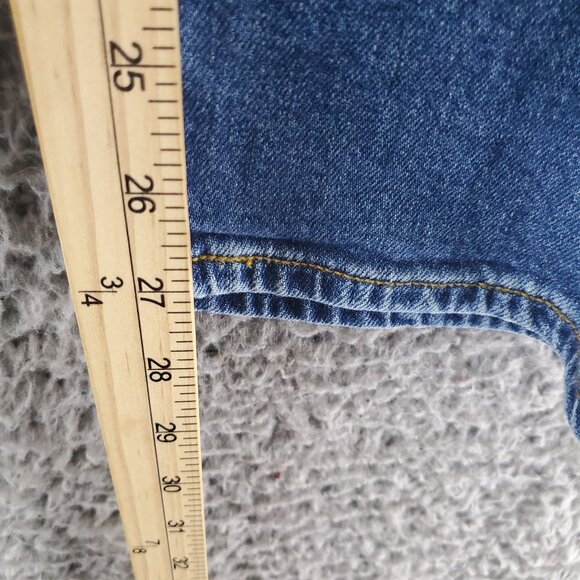Lands End Jeans Women’s Size 18 Blue Straight-Leg Classic Fit Stretch Denim - Picture 7 of 12
